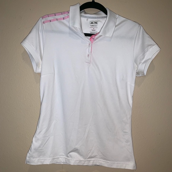adidas Tops - White adidas polo